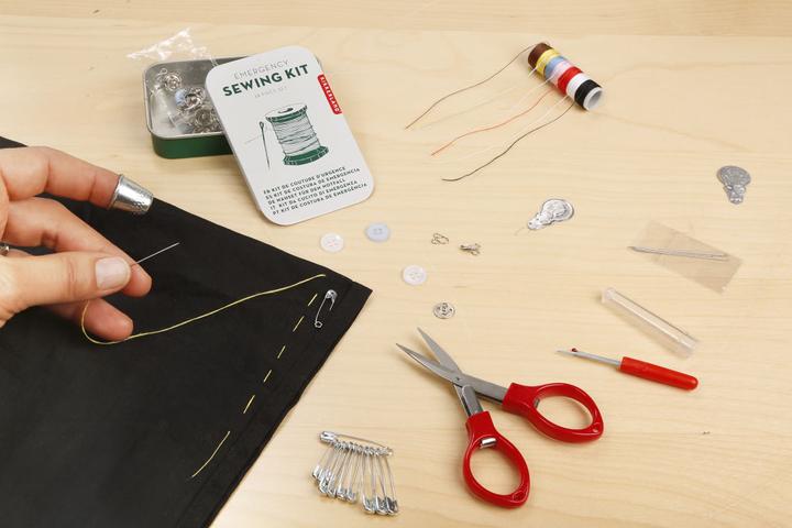 Actual product image Kikkerland Emergency Sewing Kit