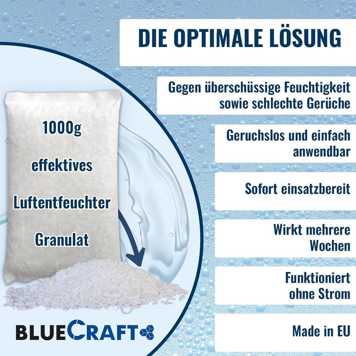 Actual product image BlueCraft 10x Luft-Entfeuchter Granulat im Vliesbeutel