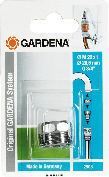 Produktbild Gardena Perlstrahl-Gewindeadapter (Perlstrahl-Gewindeadapter, 22 mm)