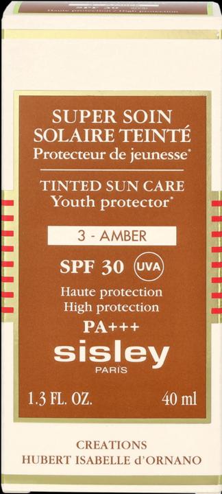 Image du produit Sisley Super Soin Solaire Teinte 3 Amber (Crème solaire visage, SPF 30, 40 ml)