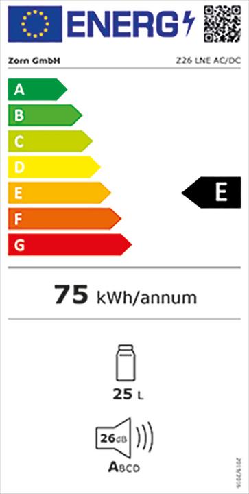 Energy Label Zorn Z26 Dc Px (25 l)
