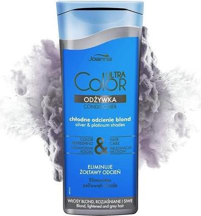 Immagine prodotto Joanna Ultra Colour System Conditioner Forond Balsamo per capelli schiariti e grigi per tonalità platino (200 ml)