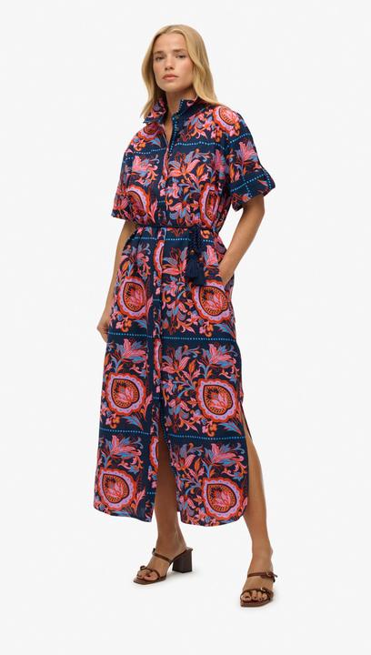 Image du produit Superdry Robe-chemise longue en lin