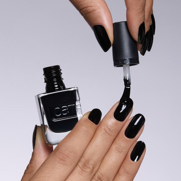 Actual product image Catrice Nagellack Gel Affair 037 Black To The Roots (037 Black To The Roots, Gel-Effect Nail Polish)
