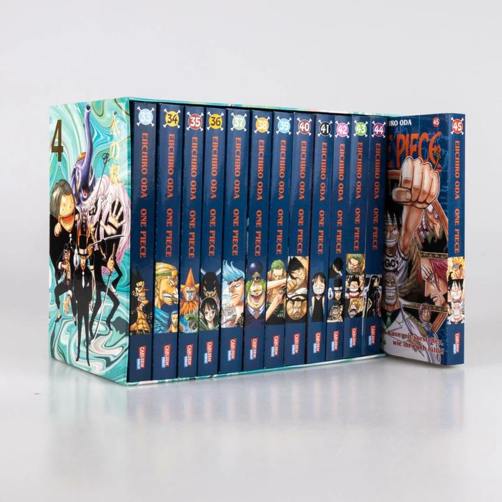 Image du produit One Piece Sammelschuber 4: Water Seven (inklusive Band 33–45) (Allemand, Eiichiro Oda, Ayumi von Borcke, 2023)