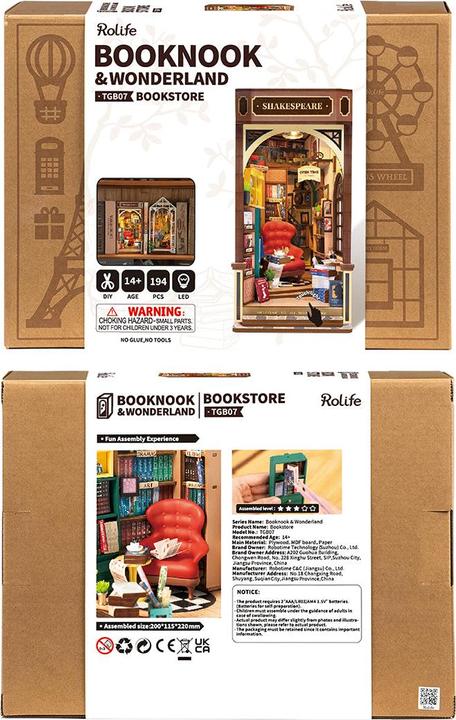 Produktbild Robotime Bookstore