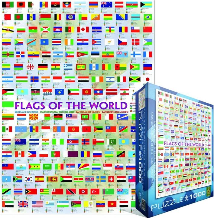 Produktbild Eurographics Flaggen der Welt (1000 Teile)