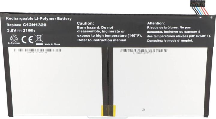 Immagine prodotto ASUS Batteria Transformer Book T100, T100T, T100TA Batteria C12N1320, C12-N1320 (8150 mAh)