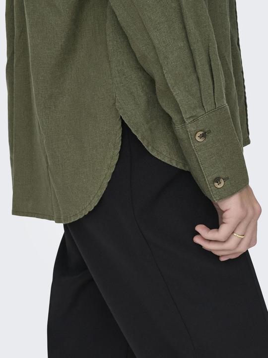 Actual product image JdY Loose fit Shirt collar Sleeve cuffs with button Voluminous sleeve cut Shirt Shirt (XL)