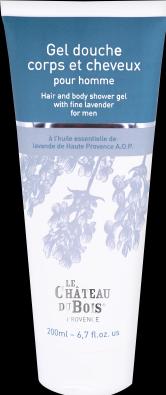 Le Château du Bois Duschgel für Körper und Haare für Männer - 200mL - Bio (200 ml)