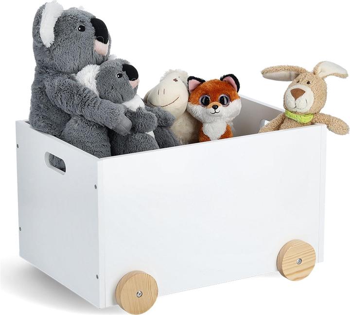 Produktbild HTI-Living Spielzeugkiste Holz weiss