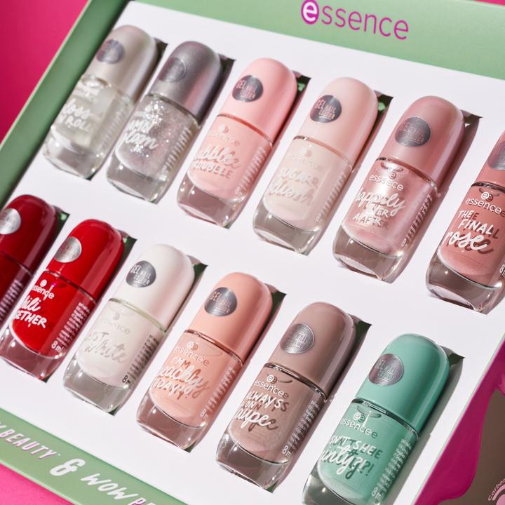 Immagine prodotto essence colore per unghie in gel (58 Meno amaro più glitter, Smalto per unghie effetto gel)
