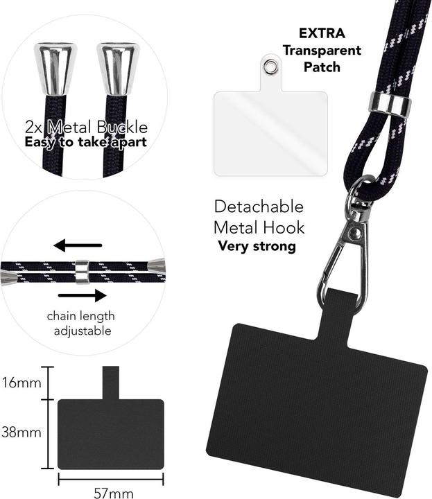 Immagine prodotto Nalia Collana universale per cellulare con cuscinetto