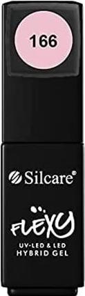 Silcare Flexy Hybrid Gel Hybrid Lacquer 166 (Light Pink, Gel-Effekt Nagellack)