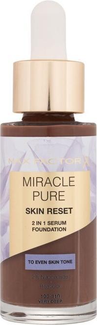 Actual product image Max Factor Miracle Pure Skin Reset 2in1 Serum Foundation - Makeup 30 ml 100-110 Very Deep (100-110 Very Deep)