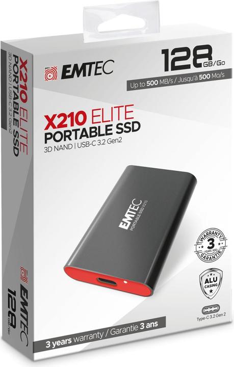 Actual product image Emtec X210 Elite (0.13 TB)