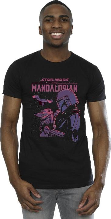 Immagine prodotto Star Wars The Mandalorian Hello Friend Maglietta Uomo (4XL)