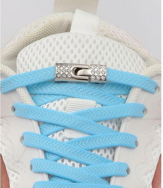 Produktbild MU Classic Elastic Bling Series 1 Paar Elastische Schnürsenkel ohne zu Binden