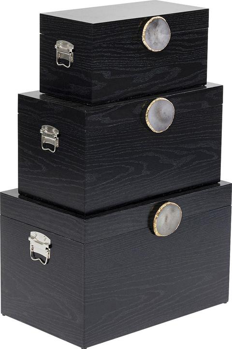 Image du produit Kare Design Box Nifty Schwarz (3/Set)