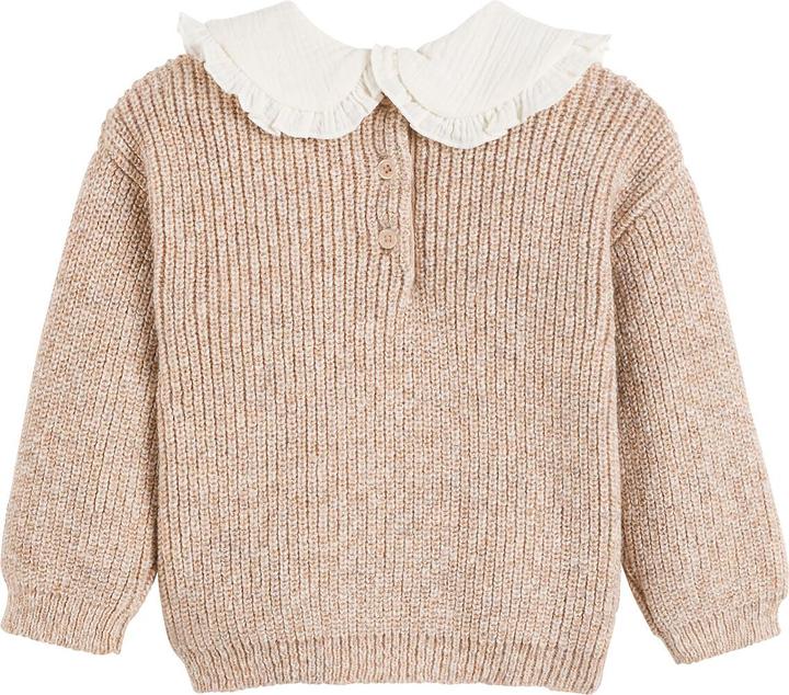 Actual product image La Redoute Collections Pullover aus Feinstrick mit Bubikragen (102)