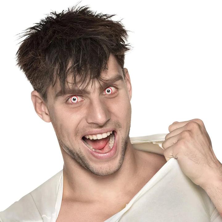 Immagine prodotto Magni Lenti a contatto 1 settimana Psycho (rosso-bianco)