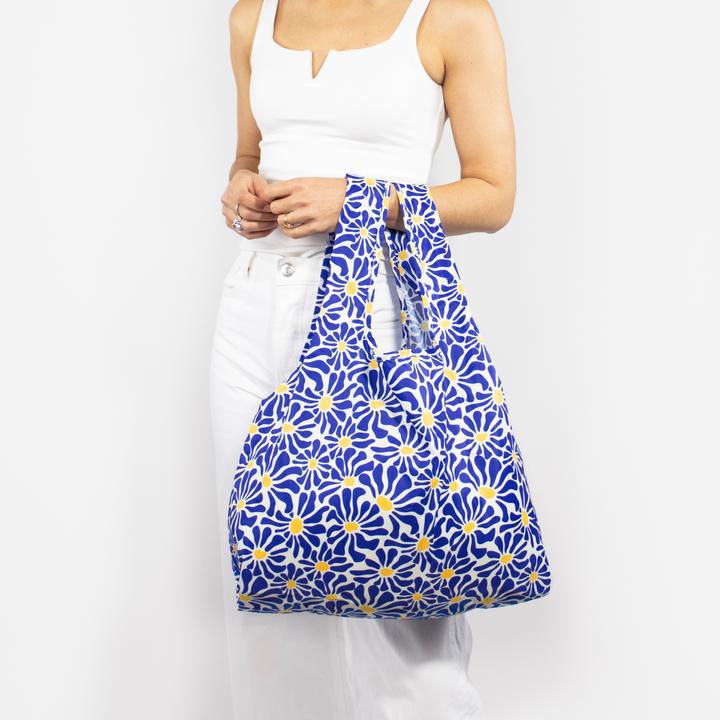 Image du produit Kind Bag Medium Bag Abstract Flowers Blue
