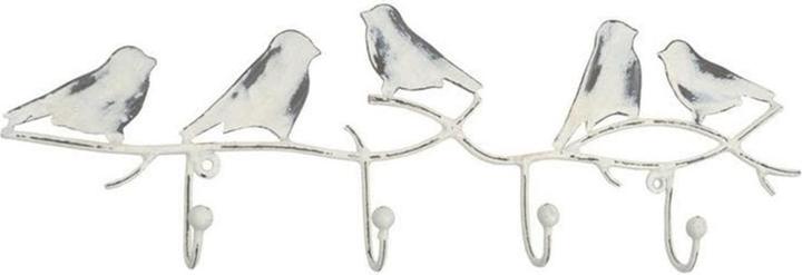 Produktbild Tranquillo Wandhaken 4-fach, Vogel, Weiss, 36 cm