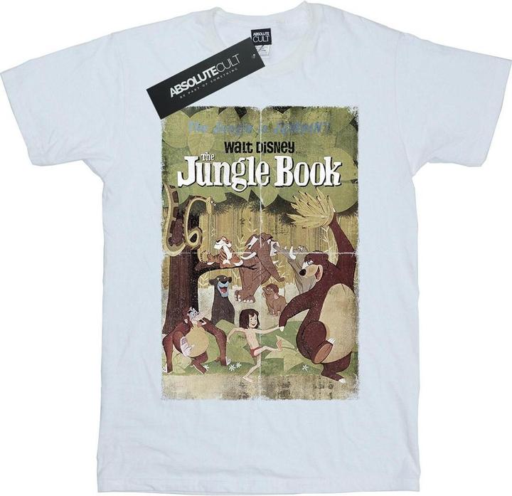 Disney The Jungle Book Retro Poster TShirt Jungen