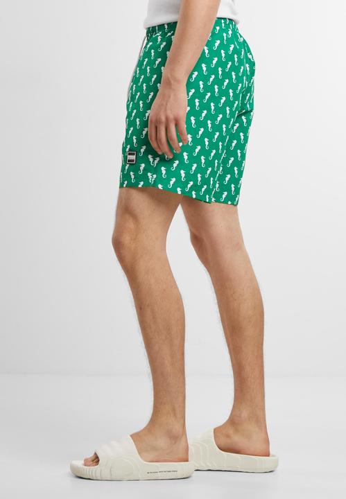 Actual product image Urban Classics Pattern Swim Shorts - 4984 (5XL)
