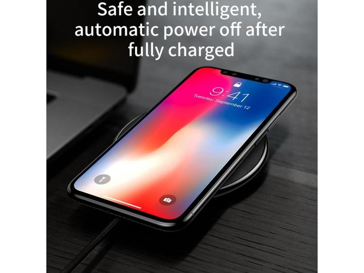 Image du produit Baseus Chargeur sans fil Qi en cuir