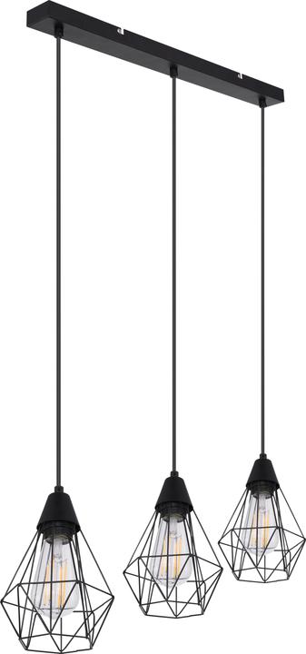 Produktbild Globo Hängelampe ISABELLA, Metall schwarz, 15351-3H (E27)