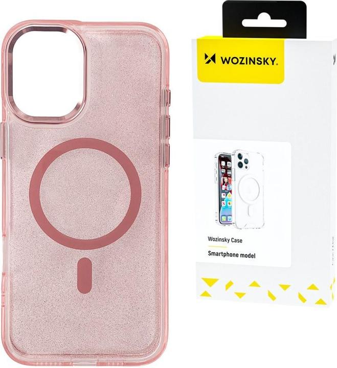 Produktbild Wozinsky Glitter Case with Mag Safe for Samsung Galaxy S25 Ultra - Pink with Glitter (Samsung Galaxy S25 Ultra)