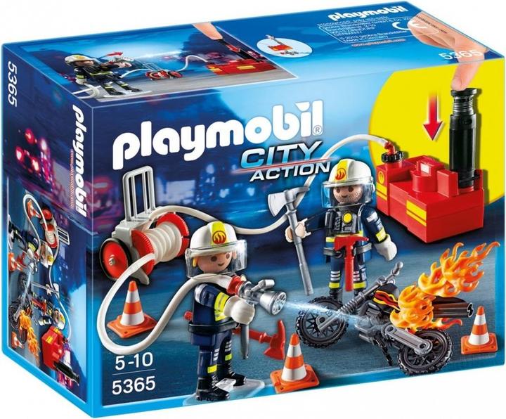 Produktbild Playmobil Feuerwehrmänner mit Löschpumpe (5365)
