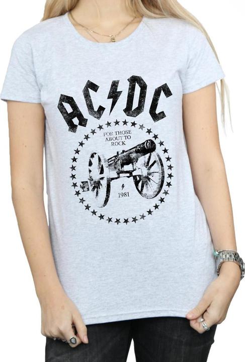 Immagine prodotto AC/DC Maglietta in cotone Femme/Ladies We Salute You Cannon (XL)