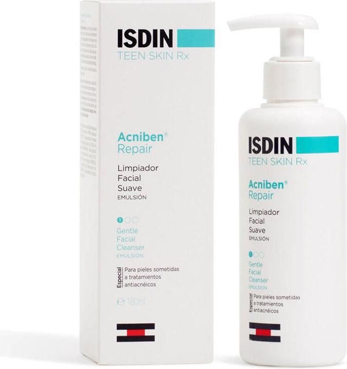 Actual product image Isdin Acniben Rx cleansing emulsion 200ml (Cleansing lotion, 180 ml)