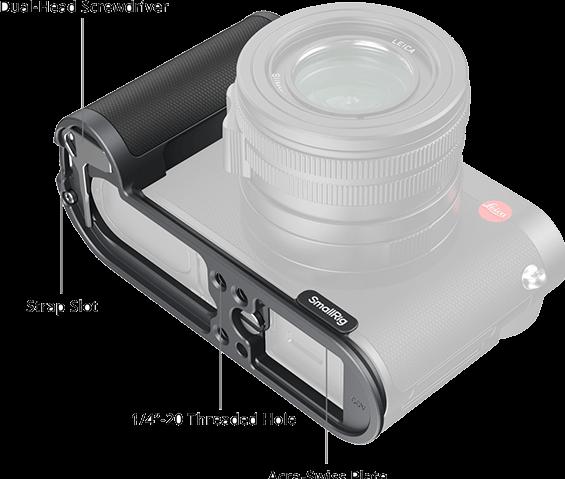 Produktbild SmallRig L-Shape Mount Plate with Handle for Leica Q3 4568 (Griff)