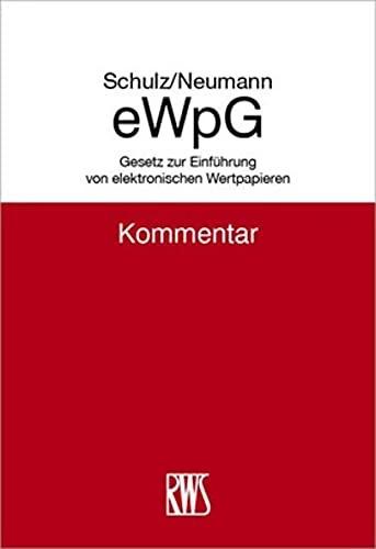 Produktbild eWpG (Deutsch, Karl-Alexander Neumann, Stephan Schulz, 2023)