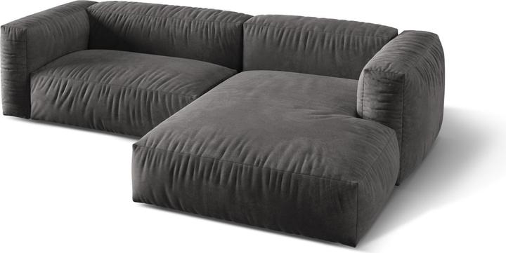 Actual product image Micadoni Modular Right Corner Sofa, "Martina", 2 Seats, 283x176x75 Made in Europe (Corner sofa)