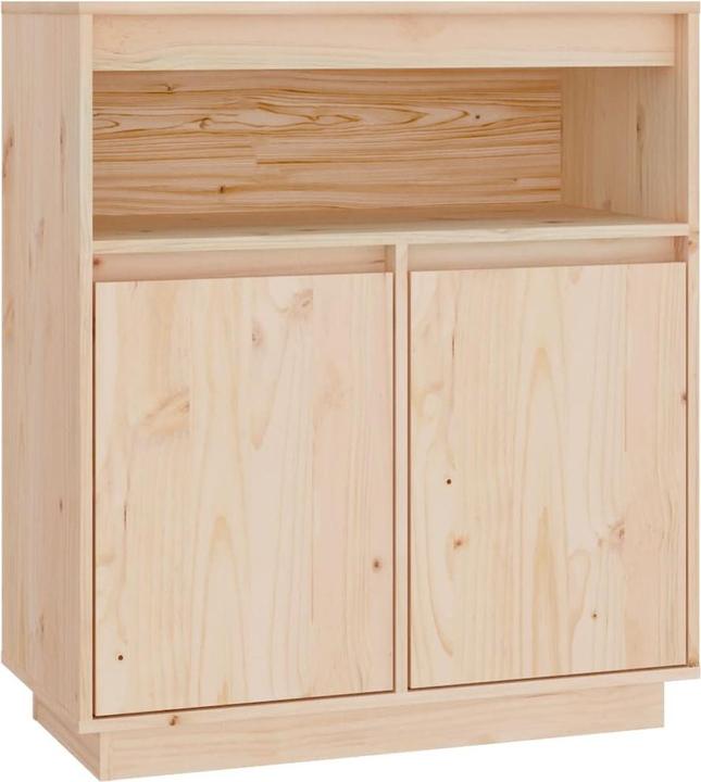 Image du produit VidaXL Sideboard 70x34x80cm Massivholz Kiefer Kommode Beistellschrank Anrichte (70 x 34 x 80 cm)