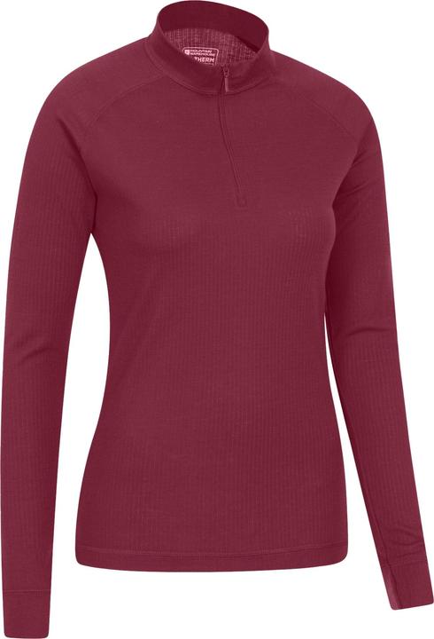 Actual product image Mountain Warehouse Womens/Ladies Talus Zip Neck Long-Sleeved Thermal Top (34)
