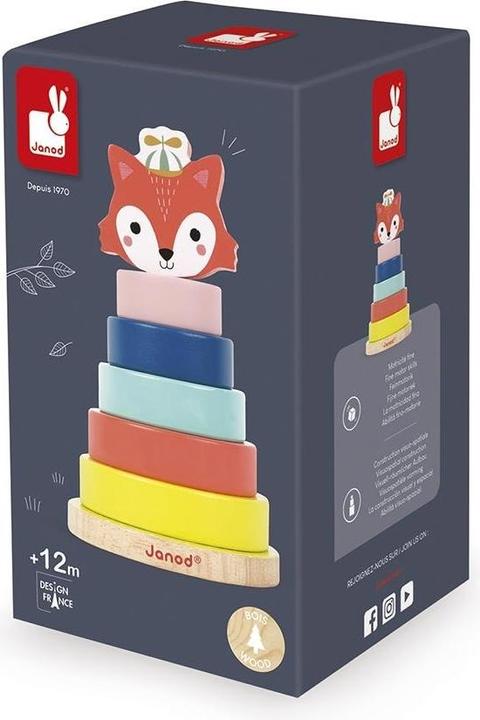 Image du produit Janod Tour d'empilage Fuchs