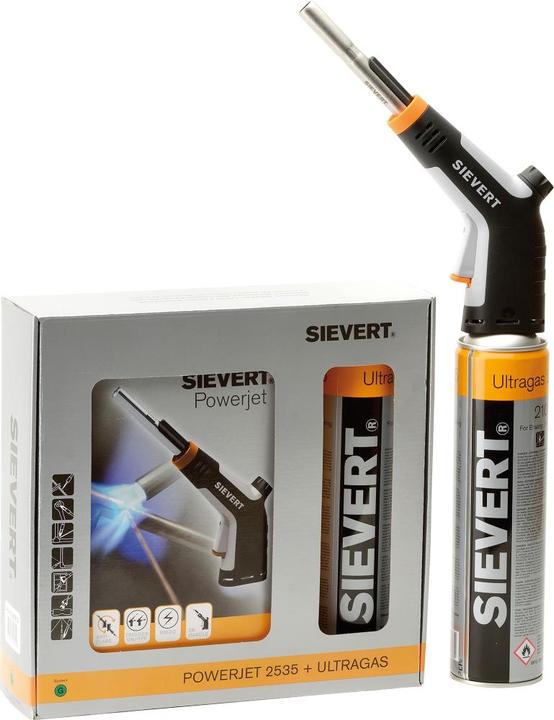 Actual product image Sievert PowerJet Ultra Set blowtorch 2100 °C incl. gas cylinder