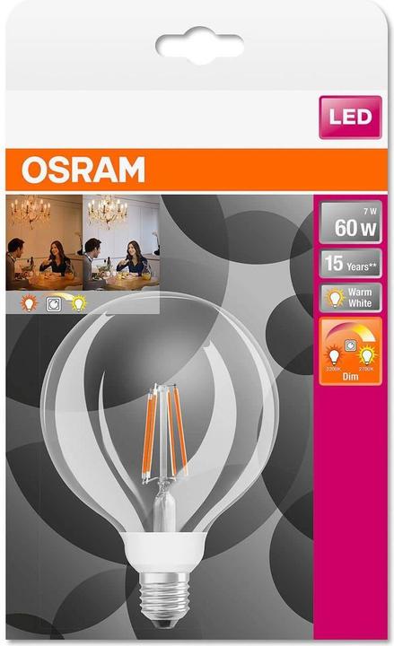 Actual product image Osram Star+ Globe (E27, 7 W, 806 lm, 1 x, E)