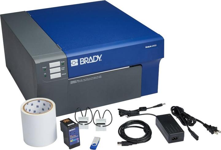 Productafbeelding Brady BradyJet J4000 kleurenlabelprinter - EU, inkjetprinten, max. breedte 203,20 mm, 4.800 dpi, USB