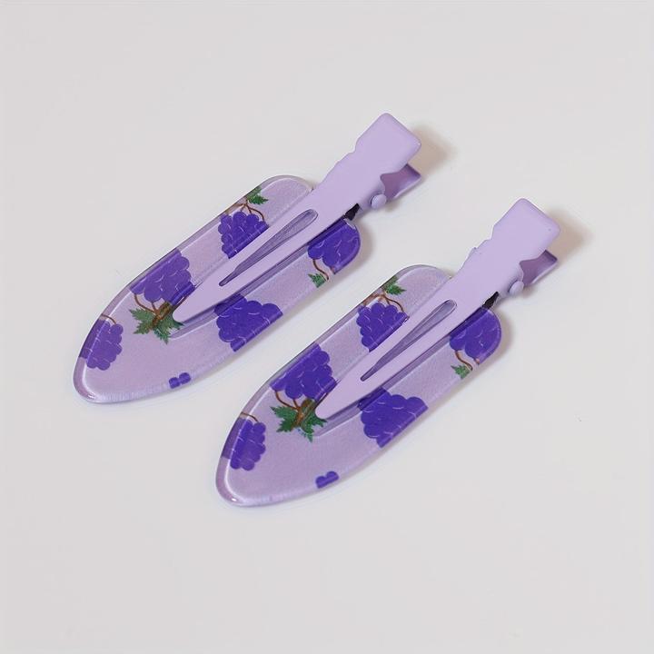 Activity Board 2pcs Assorted Cute Hair Clips, Non-Slip Hair Barrettes, Side Bangs Duckbill Clips, Trendy Hair (2 Stk.)