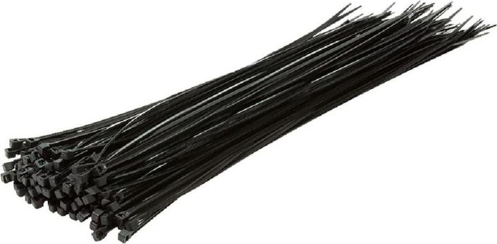 Produktbild LogiLink Kabelbinder 100 Stück, Länge: 400 mm, Stärke: 4,4 mm, schwar (Kunststoffkabelbinder, 400 mm, 100 Stk.)