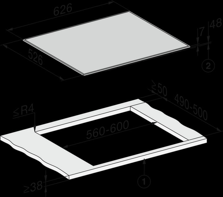 Immagine prodotto Miele Piano cottura KM 7061 FR in acciaio inox