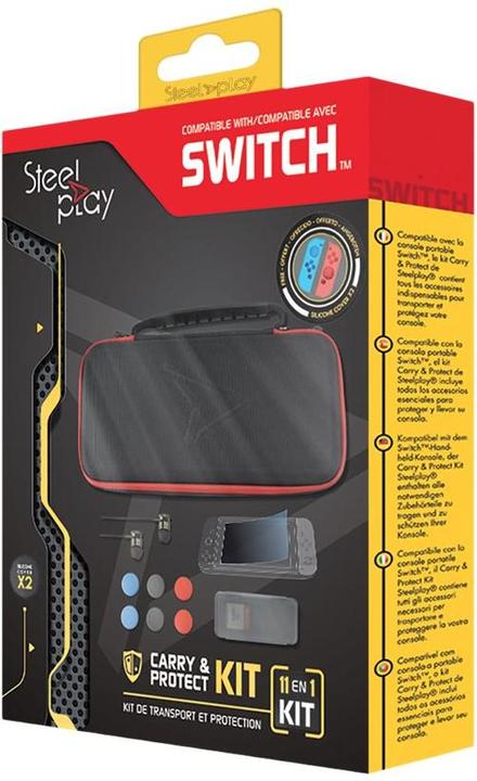 Actual product image Steelplay Carry and Protect 11 in 1 Kit (Switch)