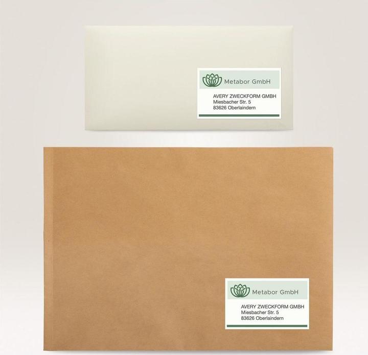 Actual product image Avery Recycling Universal Labels