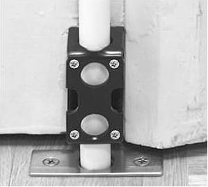 Actual product image Abus BHS550 ground socket for TSS550 silver